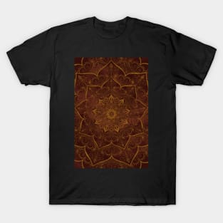 Mandala - Garnet/Gold T-Shirt